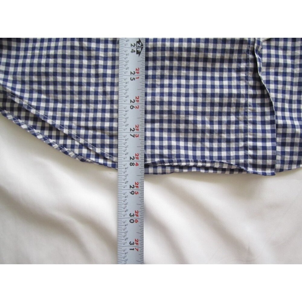 Men Ralph Lauren Button Gingham Long Sleeve Shirt Sz M (MT683) - Picture 5 of 6